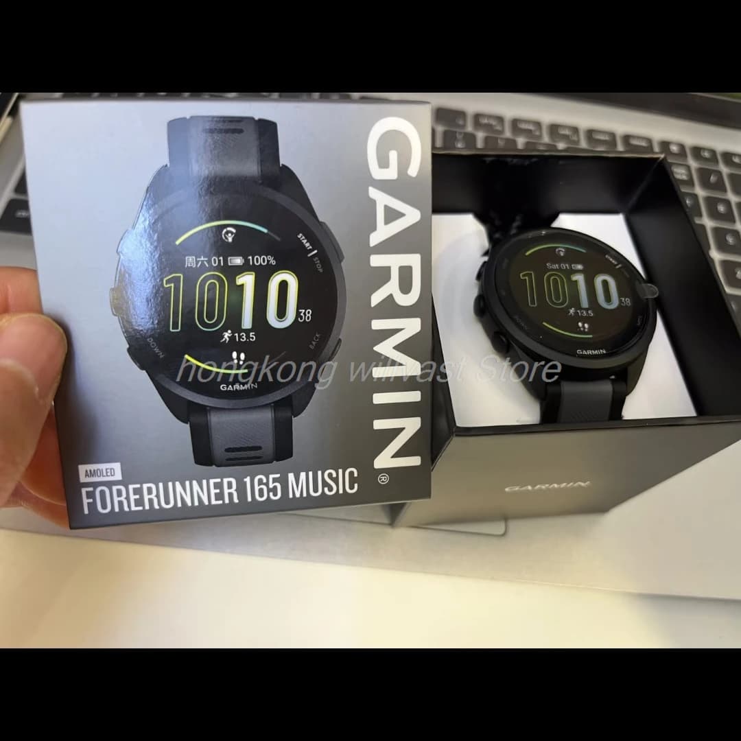 Garmin Forerunner 165 Smartwatch Built-in GPS 43mm 1.2" AMOLED Display 11 days Battery Life Heart Rate Monitor Fitness Tracker - 2