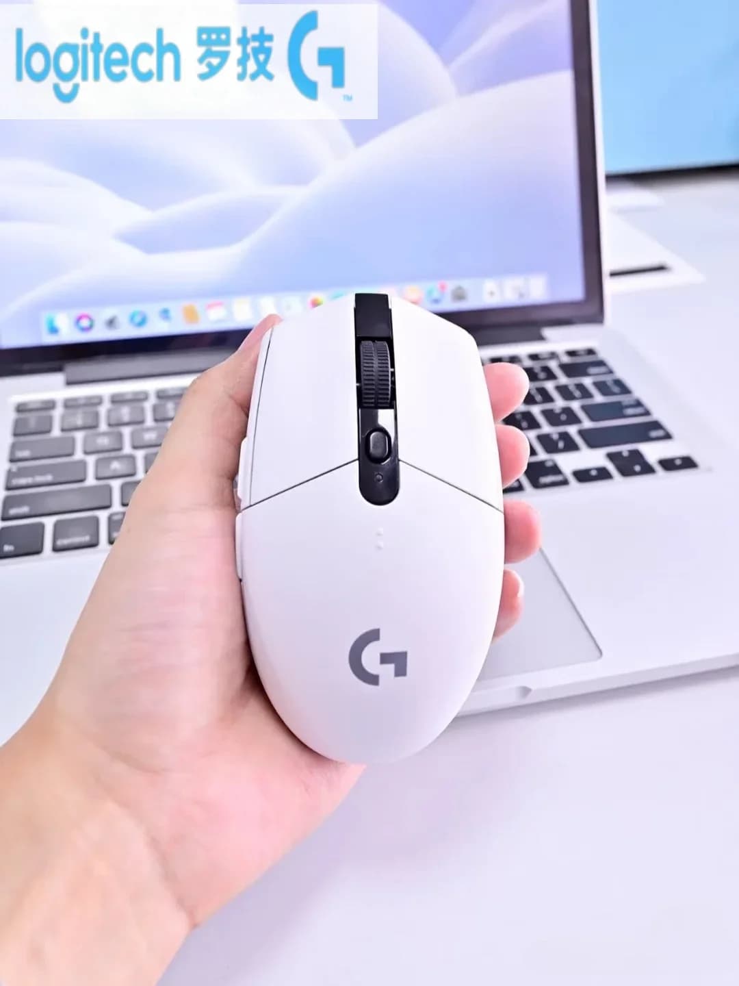 ماوس الألعاب اللاسلكي Logitech G304 LightSpeed مع مستشعر Hero 12K بدقة 12000DPI - إكسسوارات لابتوب - ماوس بدون أسلاك - لا يحتاج إلى تعريف - 2