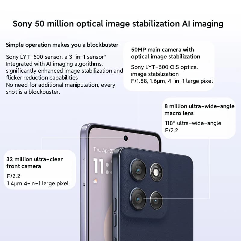 Motorola Moto G100 Pro SmartPhone Dimensity 7300 Global ROM  6.7-inch 1.5K pOLED 120Hz Display 50MP AI Camera 6720mAh Cellphone - 5