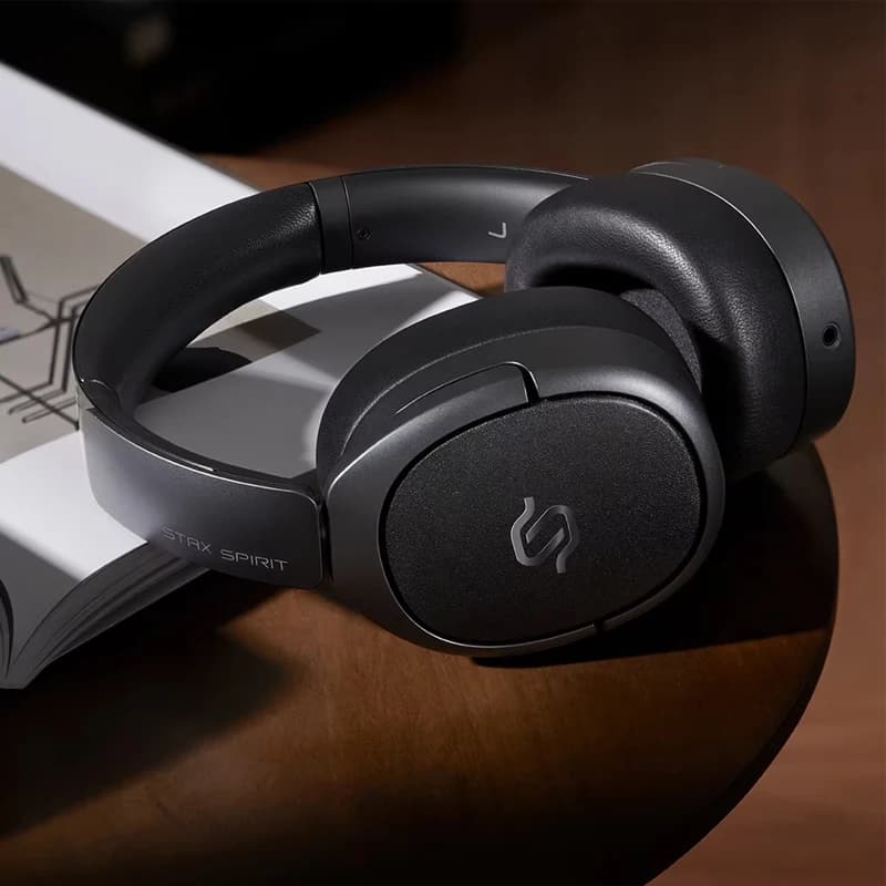 سماعات رأس إديفيير STAX سبيريت S5 لاسلكية بمغناطيس مسطح، صوت سنابدراجون، aptX متكيف، صوت عالي الدقة، LDAC، LHDC، بلوتوث 5.4