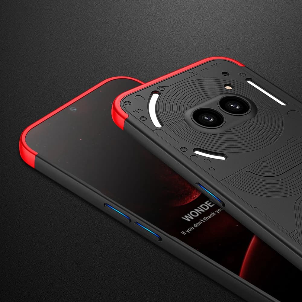 Nothing Phone 2A A142 Case 3 in 1 Quality PC Protection Shockproof Hard Back Cover Matte Phone Case for Nothing Phone 2A Plus 5G - 6