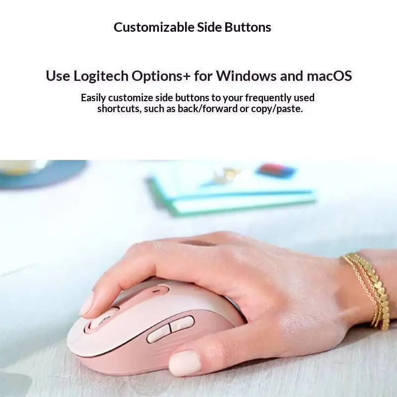 ماوس بلوتوث Logitech MX Anywhere 3S – موثوقية العلامة التجارية، بطارية تدوم 70 يومًا، اتصال متعدد الأجهزة، مناسب للسفر - 3