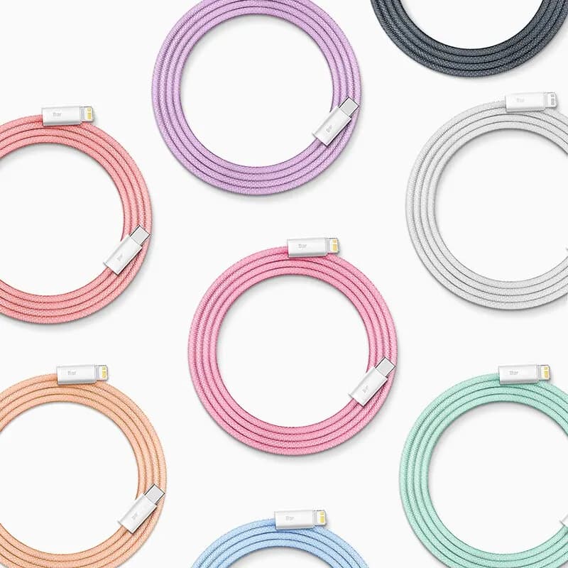كابل Baseus USB C لهواتف IPhone 14 و13 و12 و11 Pro Max وXS، كابل شحن سريع 20 واط، Type C إلى Lightning، متوافق مع iPad وMacbook - 6