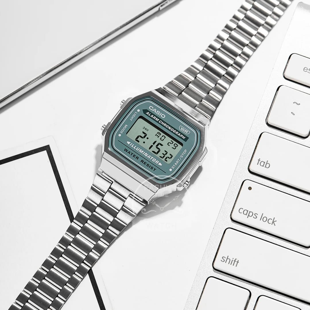 Casio watches for men Small Silver Watch Electronic Vintage Waterproof Watch reloj hombre New for 2025 A168WA - 5