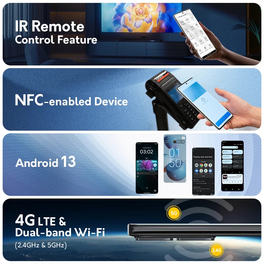 Ulefone Note 17 Pro 6.78" 120HZ AMOLED Curved Display 24GB+256GB MTK  Helio G99108MP Camera 5050mAh Global Versi - 5