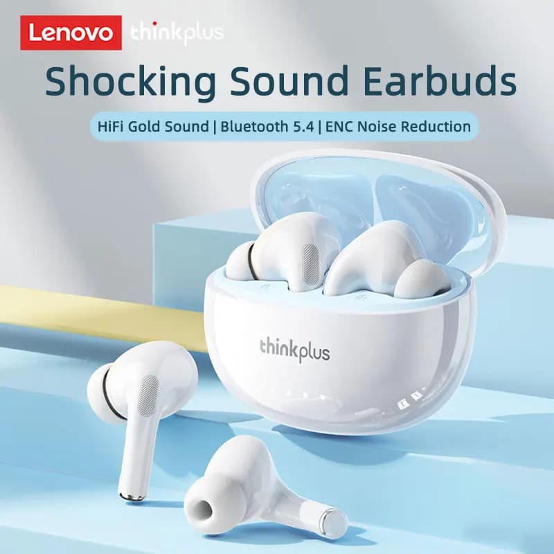 Lenovo LP5 PRO Wireless Bluetooth 5.4 Earphones TWS HiFi Sound Gaming Earbuds LP5Pro Sport headset Long Standby Touch Control - 5