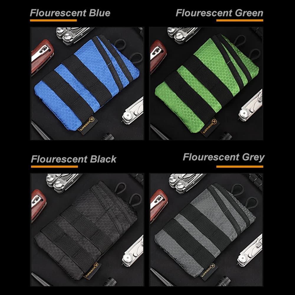 حقيبة صغيرة متعددة الوظائف، حقيبة تخزين، محفظة، حقيبة مفاتيح، حقيبة بطاقات، حقيبة صيد، حقيبة أدوات تكتيكية - 3