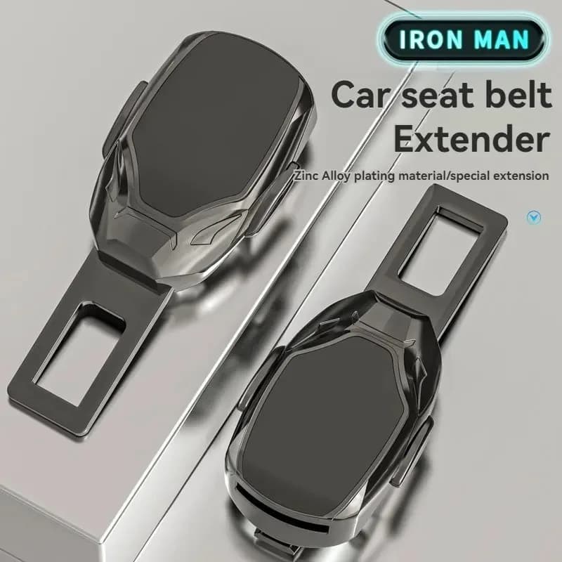 Car Seat Belt Extender Alloy Seatbelt Lock Buckle Plug Auto Seat Belt Fastener Converter One-click release Interior Accessories - 4