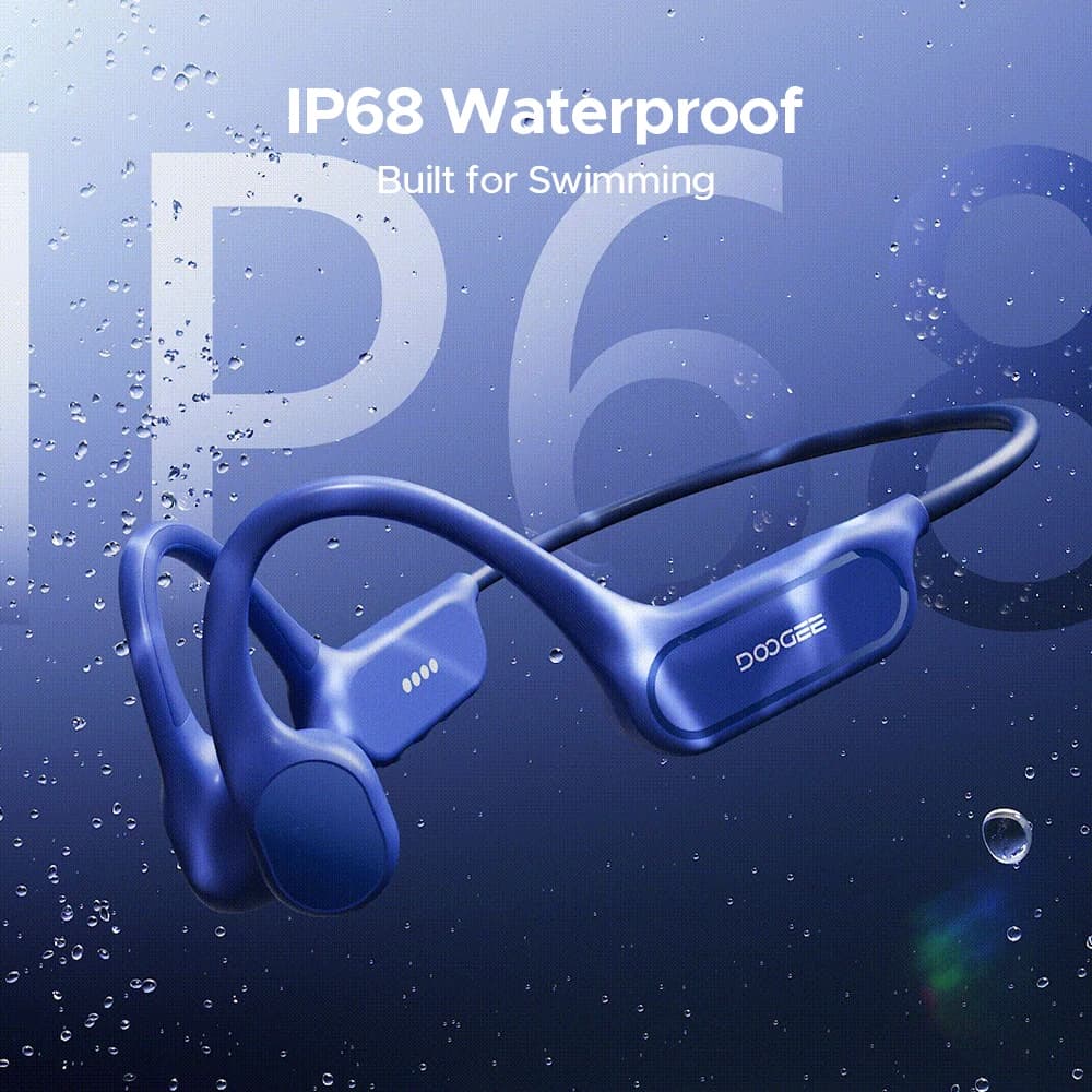 DOOGEE BoneBeat Swim Lite Bone Conduction Headphones Bluetooth 5.4 10 Hours Battery Life IP68 Waterproof Sports Headphones - 3