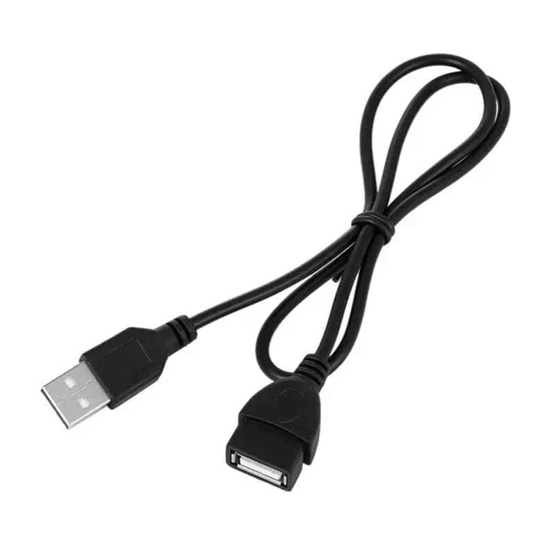 كابل تمديد USB بطول 0.6 متر من ذكر إلى أنثى لمزامنة البيانات ونقلها