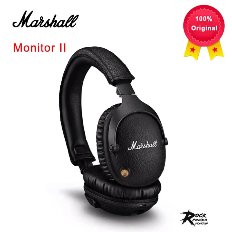 Original Marshall Monitor II ANC Active Noise Cancelling Wireless Bluetooth Headphones Subwoofer Music Sports Gaming Headphones