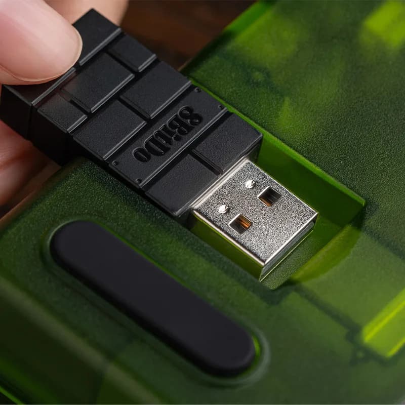 8BitDo - Retro 18 Mechanical Numpad, Supports Calculator Mode, Bluetooth/2.4G/Wired Numpad for Windows and Android- Xbox Edition - 5