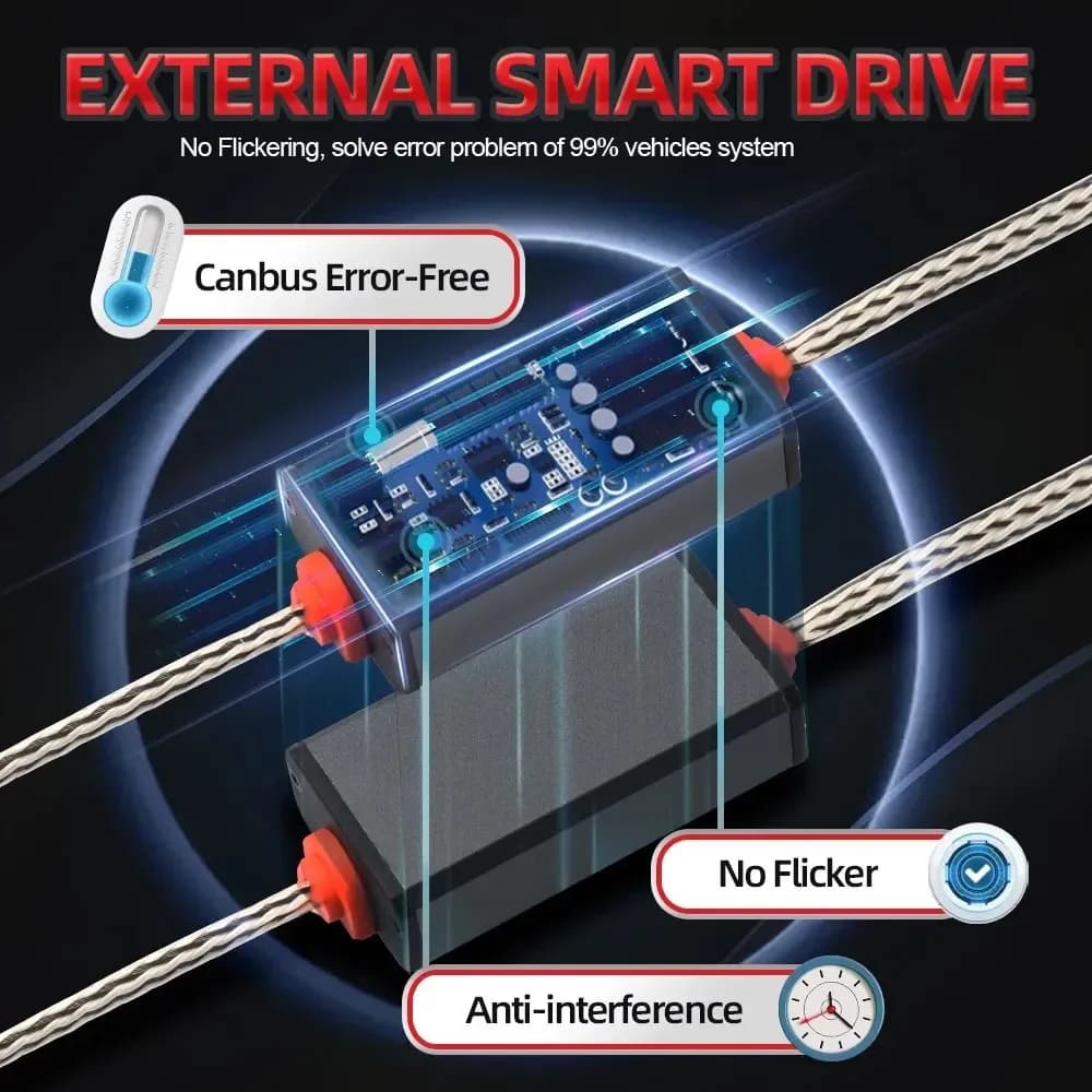 2 قطعة ترقية 9005/HB3 9006/HB4 H7 H11 H4 H1 LED مصابيح أمامية عالية ومنخفضة الشعاع 130 واط 23000LM 500% أكثر إشراقا 6000 كيلو التوصيل والتشغيل مع مروحة - 3