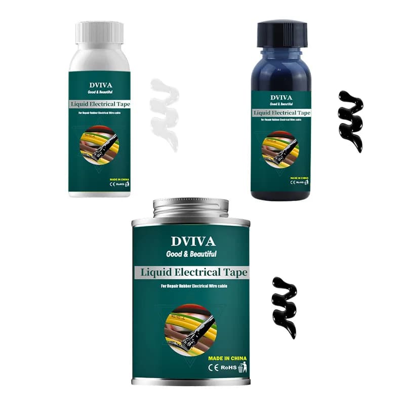 لاصق إصلاح الأسلاك الكهربائية السائل، عازل مائي، معجون عزل، مانع تسرب، طلاء كابلات، لاصق إصلاح، لاصق عزل 15~300مل - 6