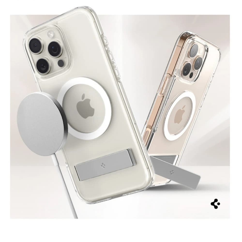 Spigen Ultra Hybrid S MagFit Designed for iPhone 17 Pro Max 16 15 14 13 12 Case Kickstand Amti Yellowing Compatible With MagSafe - 2
