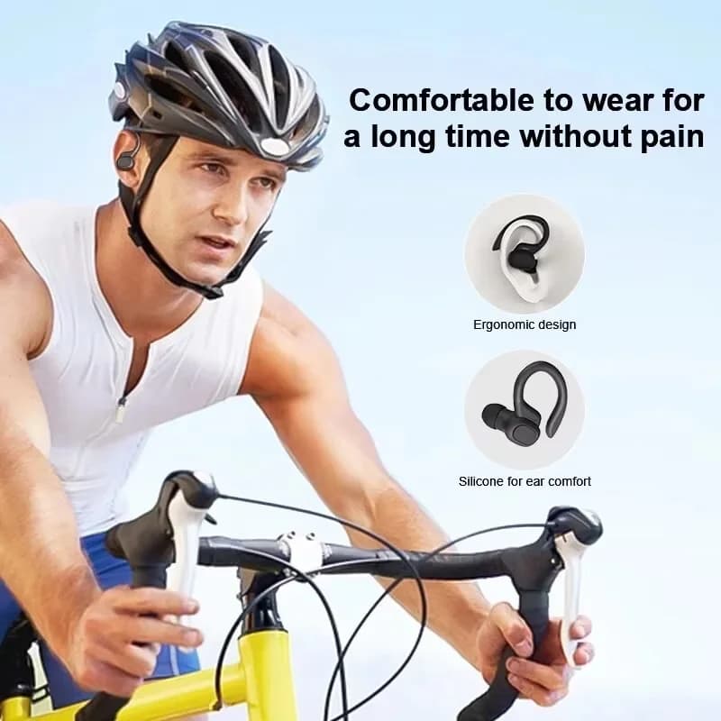 SP16 Wireless Earphones Ture Wireless Earbuds Ear Hook Sports HiFI Stereo Waterproof Headset With Mic TWS Headphone - 5