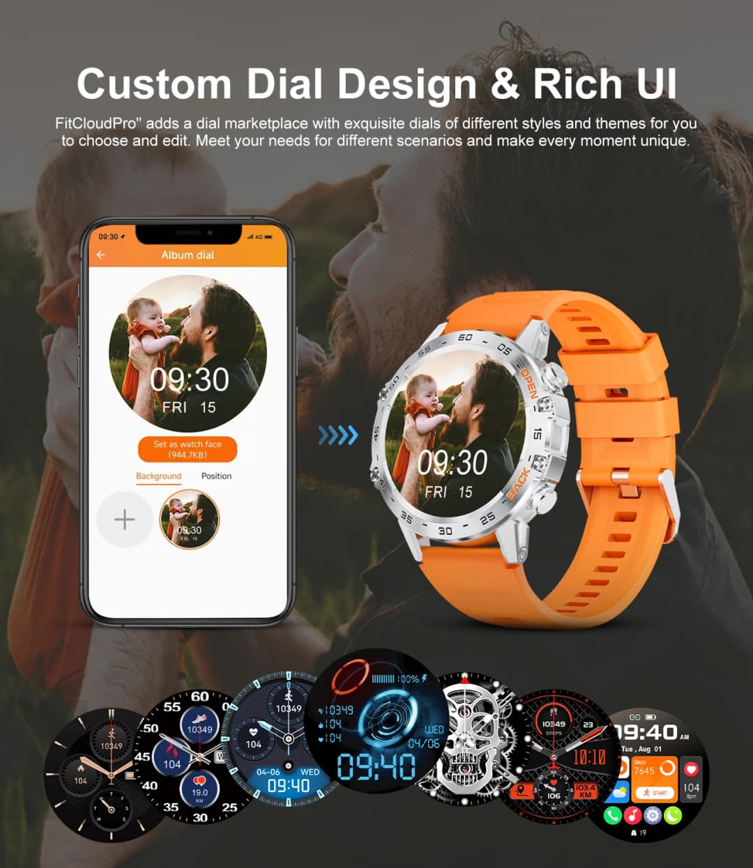 LIGE New1.39" Bluetooth Call Smart Watch Men Outdoor Sport Fitness Heart Rate Health Monitoring Smartwatch for Android IOS Phone - 4