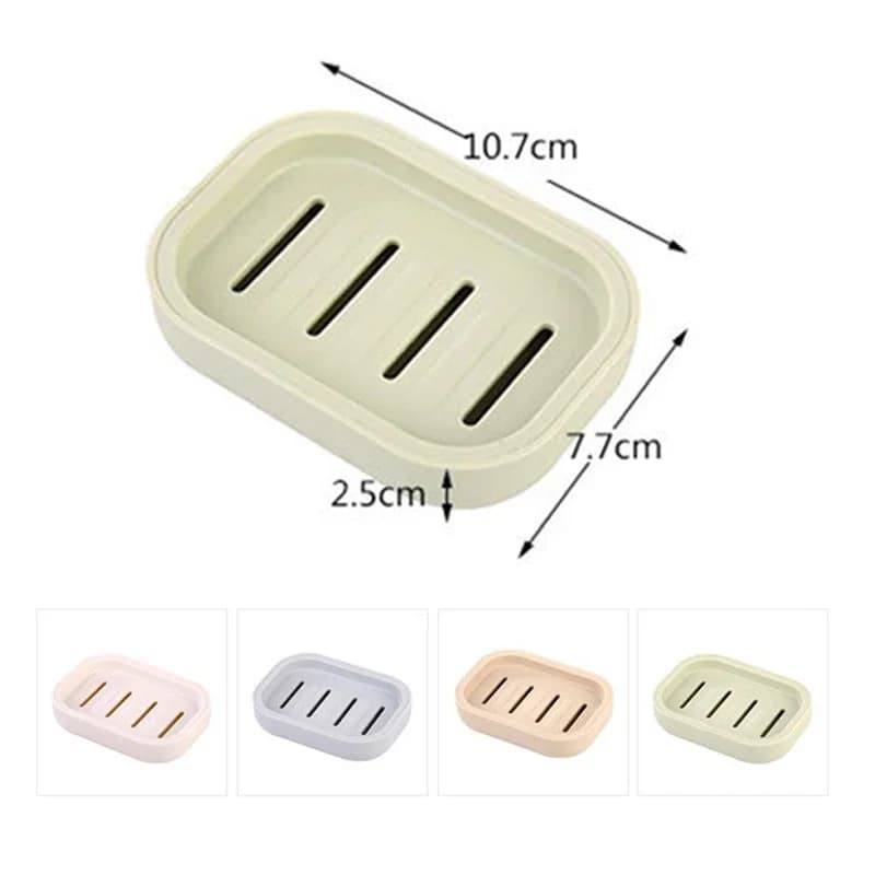 New Creative Soap Dish Portable Plastic Household Bathroom Soap Case Holder Double soap box For Kitchen Bathroom Accessories - 3