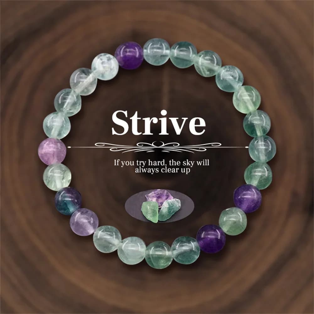 Women Natural Stone Bracelet Amethyst Quartz Tiger Eye Crystal Beads Bangles Men Health Wealth Lucky Reiki Healling Jewelry Gift - 6