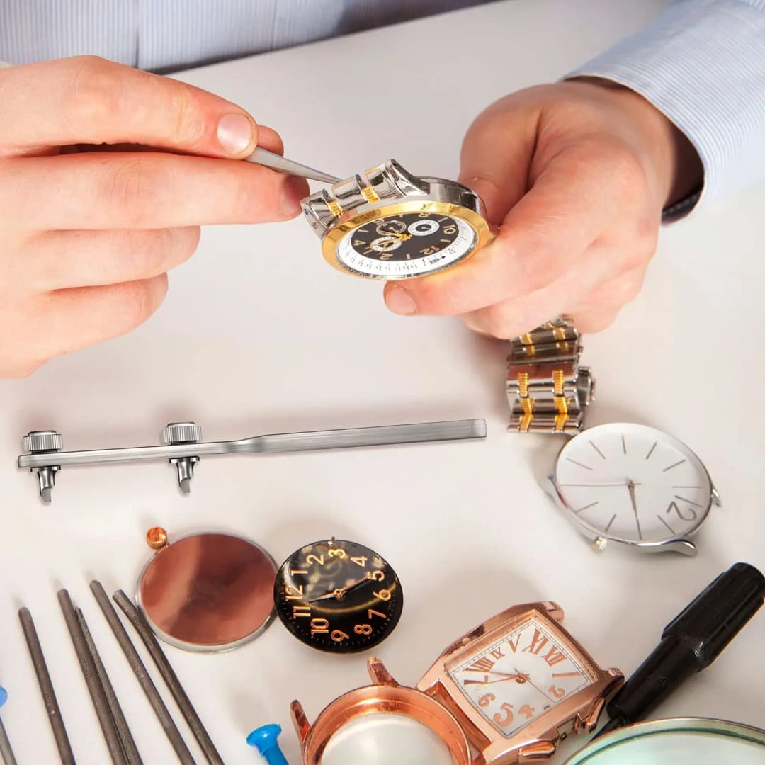 Watch Tools Watch Adjustable Opener Back Case Press Closer Remover Repair for Watchmaker Watch Repair Tools Two Claws Metal - 4