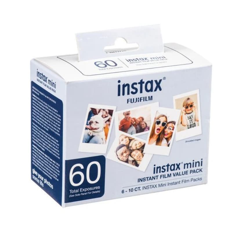 50/60 Sheets Fujifilm Instax Mini Film White Edge Instax Mini 12 11 9 8 7s 70 90 SP-2 LINk LiPlay EVO Instant Camera Film Paper - 2