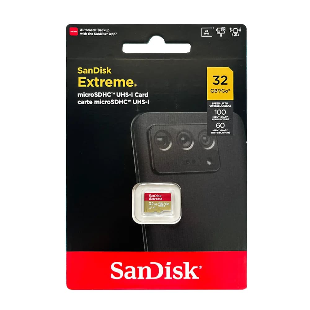 SanDisk Ultra microSD 32GB 64G 128G 256G Extreme/High Endurance/Extreme PRO Memory Card Full HD 4K for action cameras or drones - 4