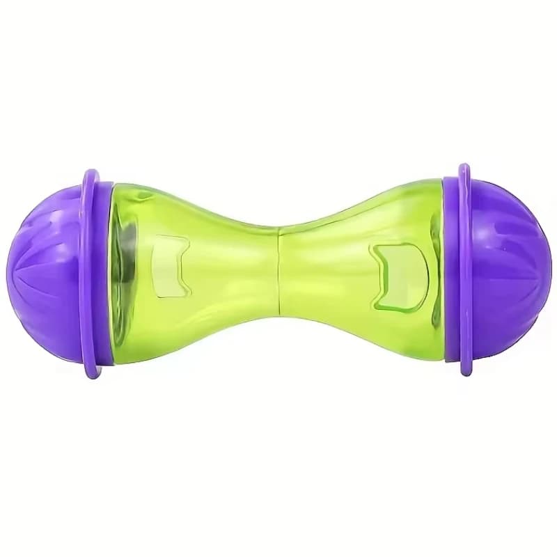 مغذية تفاعلية للحيوانات الأليفة كرة لعبة للقطط موزع طعام دوار بدون تسرب مغذية طعام للقطط ألعاب تدريب مسلية مستلزمات قطط - 5