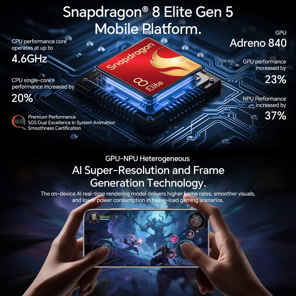 إصدار عالمي هونر ماجيك 8 برو سنابدراجون 8 إيليت الجيل 5 شاشة أوليد 6.71 بوصة 120 هرتز بطارية 7100 مللي أمبير شحن فائق 100 واط ماجيك 8 برو - 3