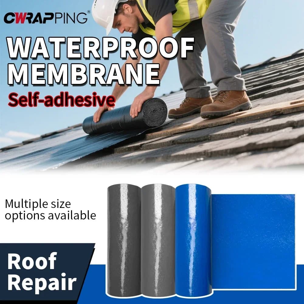 مقاوم للماء شريط لاصق ذاتي إصلاح تسرب السقف لزج ختم الكراك المقاومة العزل الحراري تجديد للمنزل