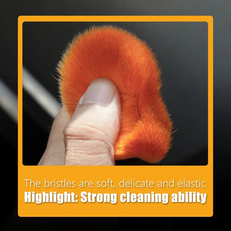 Car Interior Dust Sweeping Soft Brush Washing Tools Gap Cleaning Brush For Volvo XC90 XC60 V50 S60 V70 V60 V40 S90 olestar AWD X - 2
