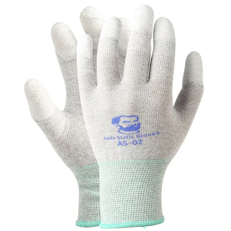 NEW MECHANIC AS02 Elasticity Non-Slip Carbon Fiber Gloves for Phone Electronic Parts Repair  Anti-static Protective Gloves - 2