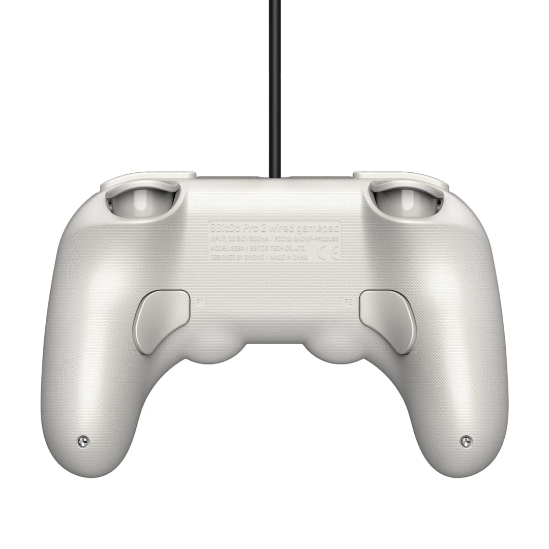 وحدة تحكم سلكية 8BitDo Pro 2 يد تحكم يو اس بي عصا تحكم لننتيندو سويتش أوليد بي سي مع زرين خلفيين للمحترفين اكسسوارات - 6
