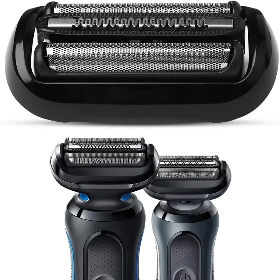 53B Replacement Head Compatible with Braun Series 5/6 Electric Shaver Razor 5018s, 5020s, 5031s, 5050cs, 6020s, 6072cc,Black