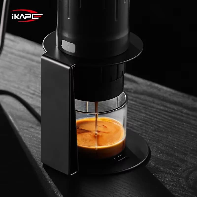 IKAPE Portable Coffee Machine Stand,Metal Coffee Drip Stand,For Wireless Electric Portable Espresso Coffee Machine - 5