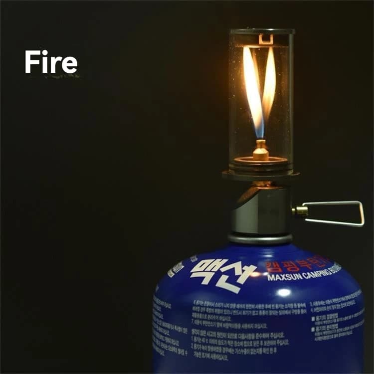 BRS-55 Dreamlike Candlelight Lamp Windproof Candle Light Gas Burner Stove Outdoor Camping Lights Tent Lighting Equipment - 6