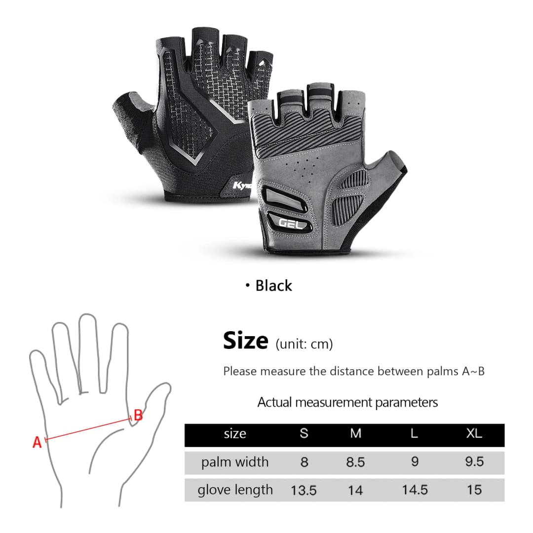 New Half-Finger Men'S And Women'S Cycling Gloves Liquid Silicone Shock-Absorbing Breathable Sports Bike Fitness Gloves - 5