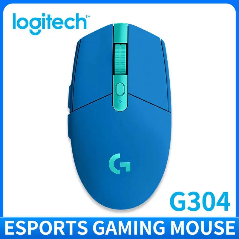 ماوس الألعاب اللاسلكي Logitech G305/G304، تقنية LIGHTSPEED بدون تأخير 1 مللي ثانية، مستشعر HERO بدقة 12000 نقطة لكل بوصة، 6 أزرار قابلة للبرمجة، بطارية تدوم حتى 250 ساعة لأجهزة الكمبيوتر الشخصي وماك - 6