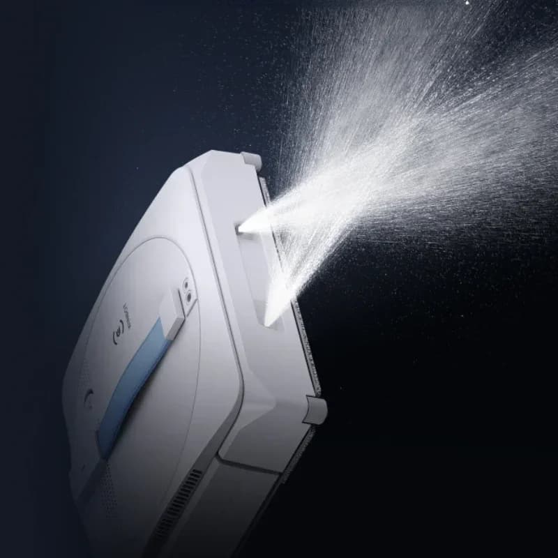 روبوت تنظيف نوافذ Ecovacs W1S مع رش الماء، منزل ذكي، تنظيف تلقائي بالكامل، مناسب لتنظيف الزجاج والنوافذ
