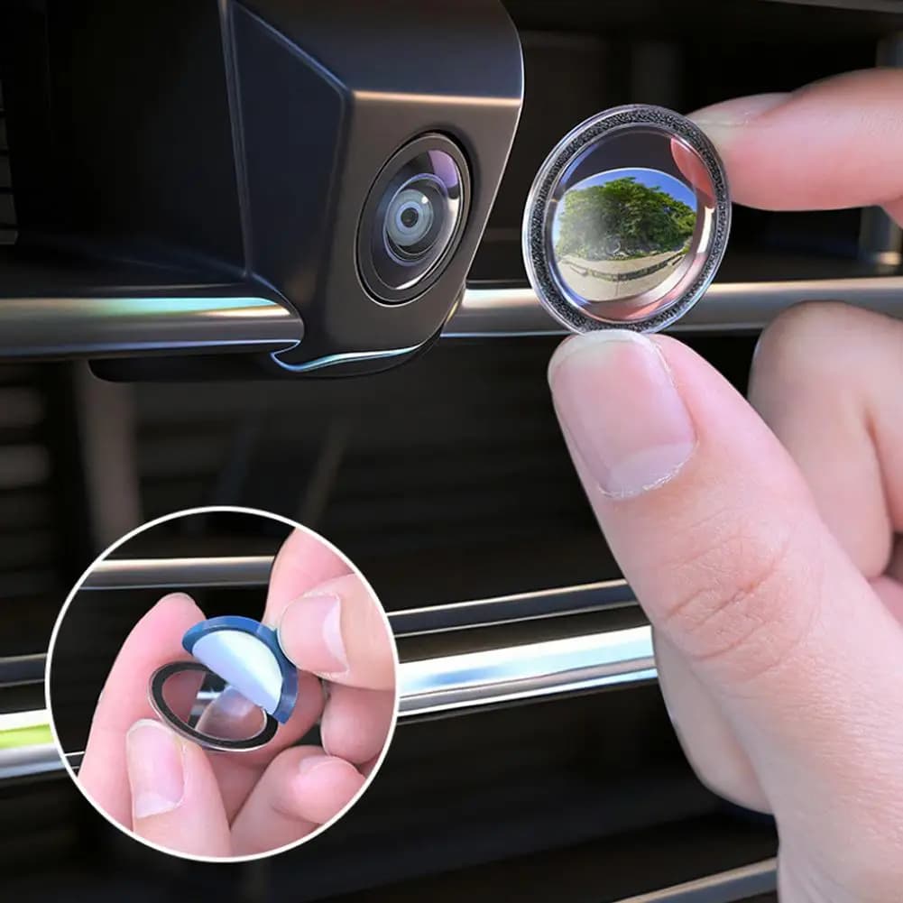 4pcs Car Camera Protective Cover With 2pcs Car Hooks Front Bumper Camera Anti-Scratch Shield Lens Guard PC Protective Cover Kits - 3
