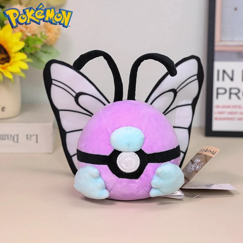Pokemon Shiny Caterpie Butterfree Beedrill Plush Toys Kawaii Butterfree Ball Scizor Stuffed Animals Soft Peluche Dolls Gifts Kid - 5