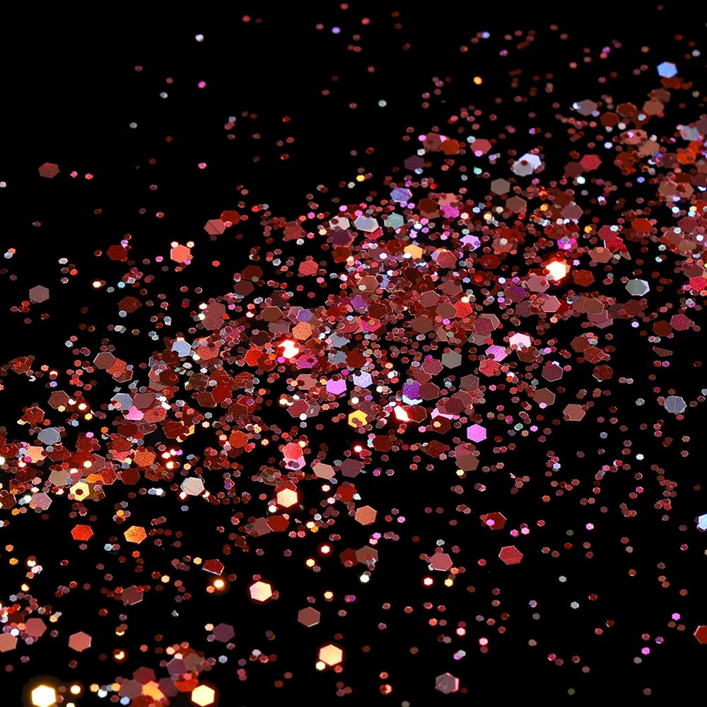 10g/Bag Holographic Hexagon Chunky Epoxy Resin Filler Laser Sparkly Sequins for DIY Epoxy Resin Nail Art Fillings Jewelry Making - 2