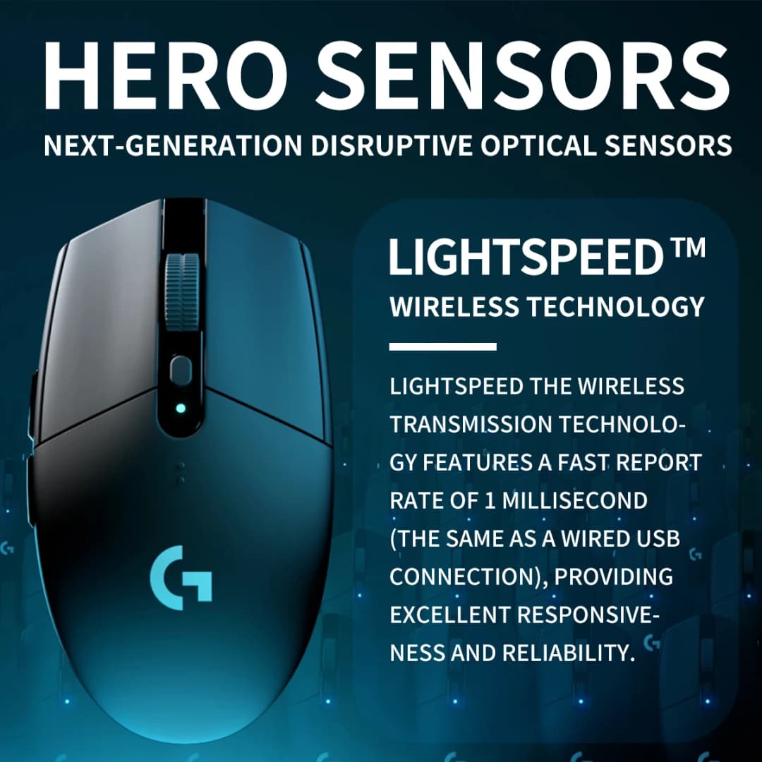 ماوس Logitech G304 /G305 بديل لاسلكي أداء عالي - 3