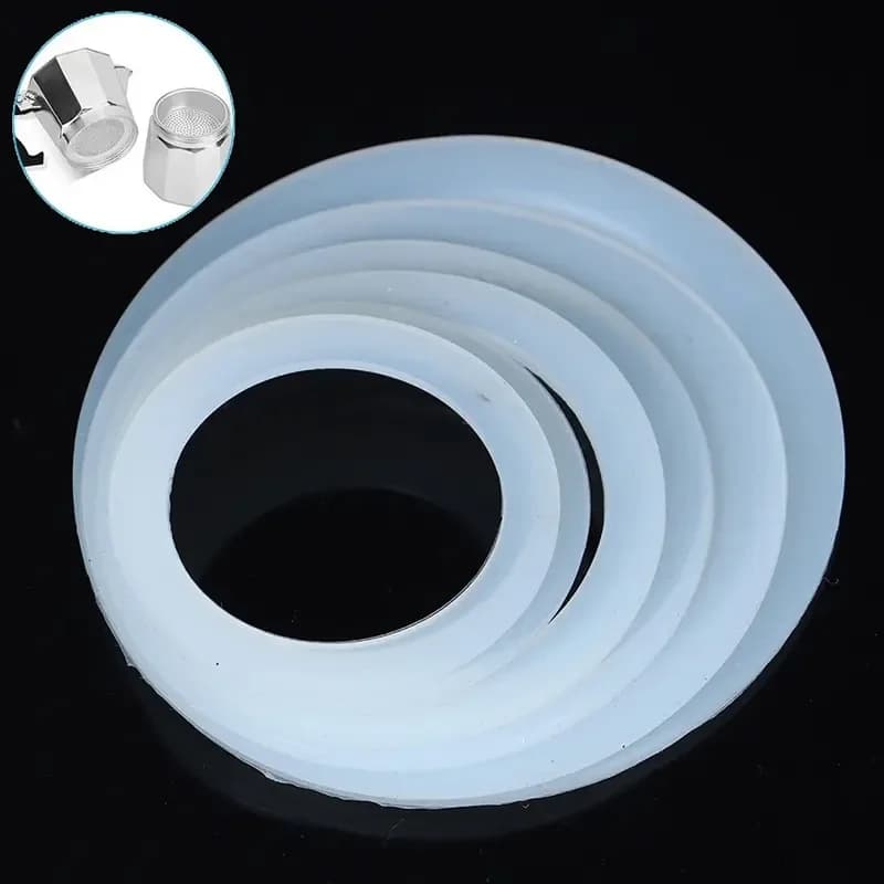 1PC Coffee Rubber Ring Bialetti Gasket Set Flexible Washer Gasket Ring Replacenent For Cups Moka Pot Espresso Coffee Makers Part - 6