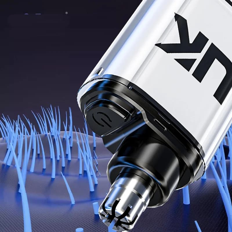 ماكينة تشذيب شعر الأنف والأذن للرجال - قابلة لإعادة الشحن عبر USB، محمولة، شحن سريع، قابلة للغسل - 4