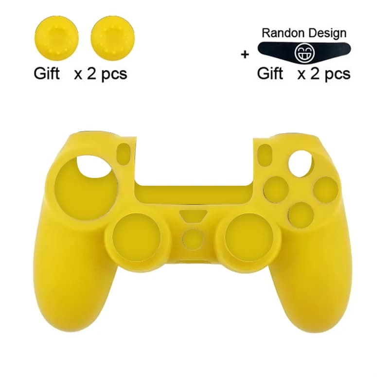 غطاء حماية سيليكون من DATA FROG ليد تحكم PS4 - غطاء ناعم مقاوم للانزلاق ليد تحكم PS4 / PS4 Pro / PS4 Slim - 4