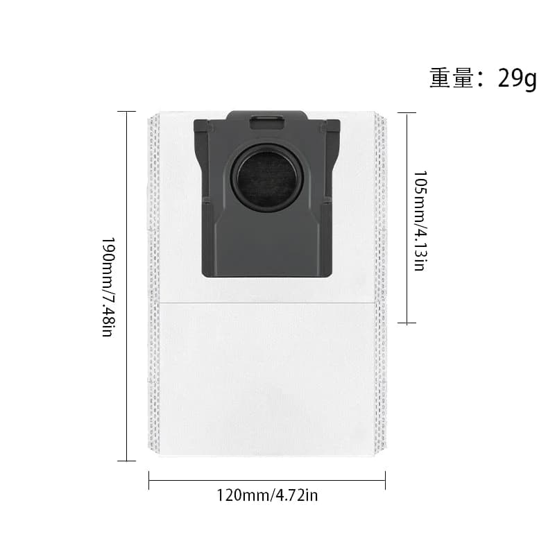 Dreame L40s Pro Ultra Robot Vacuum Cleaner Accessories Main Brush Side Brush HEPA Filter Mop Cloths Dust Bag Spare Parts - 4
