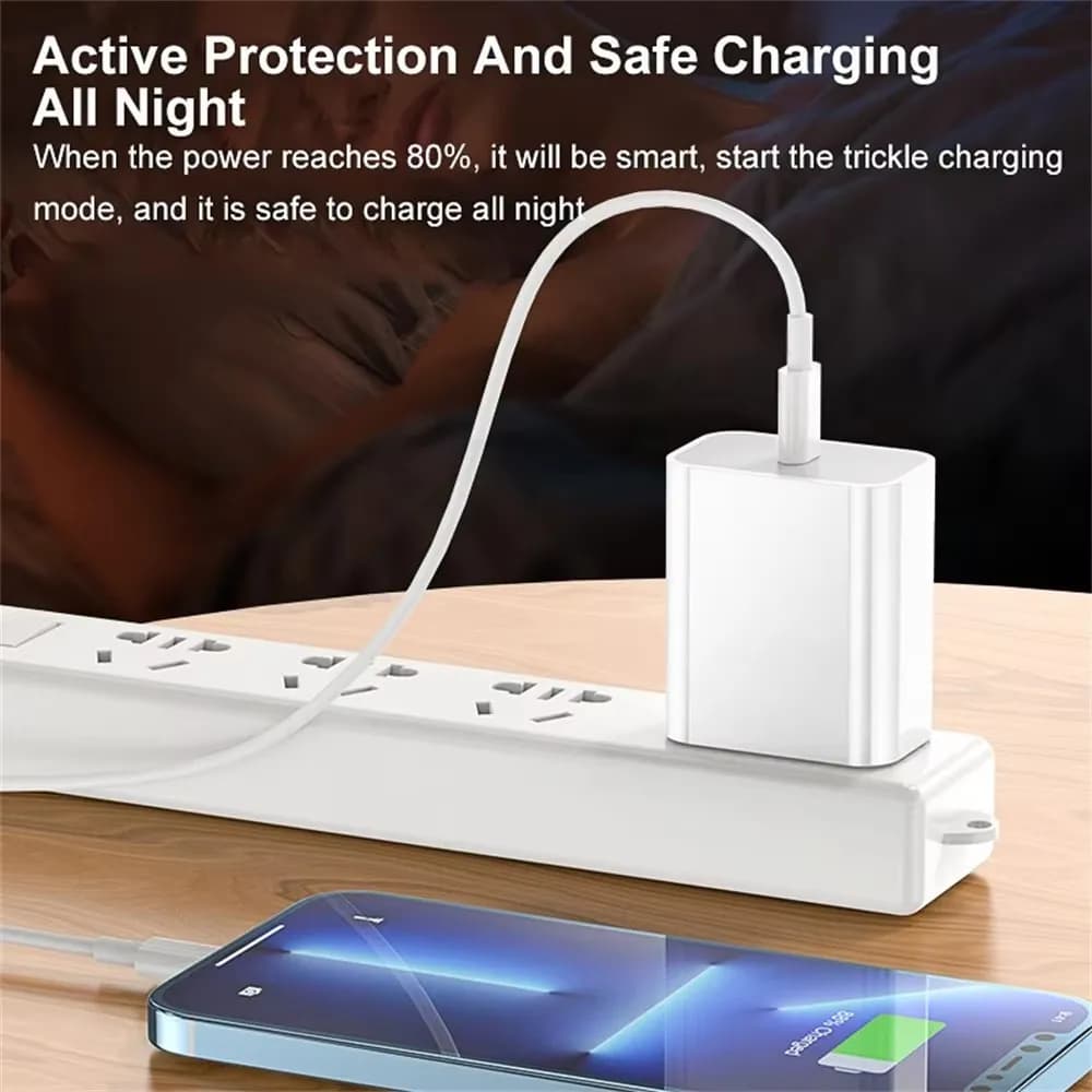35W PD Original Fast Charging USB Cable For iPhone 11 12 13 14 Pro XS Max XR X 6 6S 7 8 Plus SE USB C Quick Charge Phone Cables - 5
