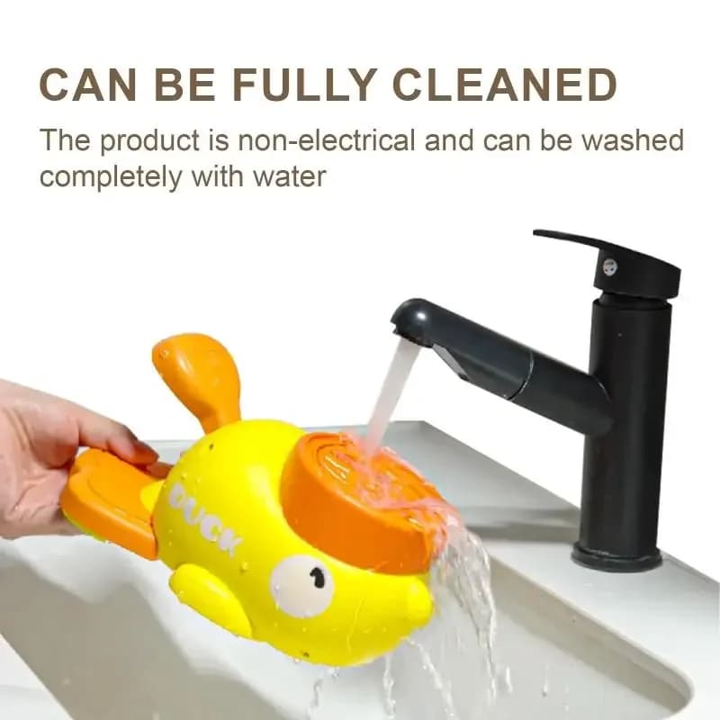 2-in-1 Interactive Dog Toy Pet Automatic Food Treat Dispenser Cartoon Duck Design Slow Food Pet Snack Feeder for Dog Training - 5