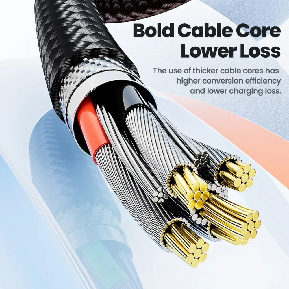 Toocki 540 تدوير المغناطيسي USB نوع C كابل آيفون 12 X Xiaomi شاحن سريع مايكرو USB نوع-C كابل شحن المغناطيس سلك البيانات - 5