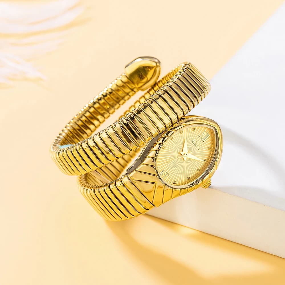 Top Brand MISSFOX Women's Watches New Quartz Snake Shape Simple Ladies Watch Fashion Unique Strap Waterproof Wristwatches - 3